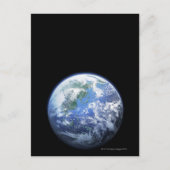 Die Erde Postkarte (Vorderseite)