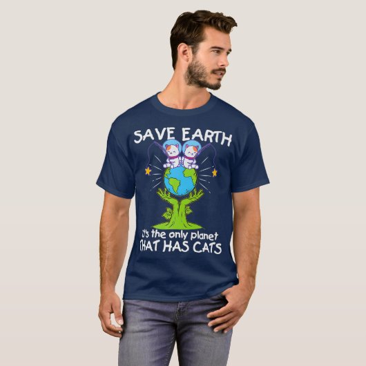 Die Erde rette der einzige Planet, der sich von Ka T-Shirt (Vorne ganz)