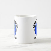 Die Erde rette die Reichen | Öko Activist Bold Kaffeetasse (Mittel)