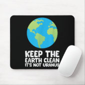 Die Erde sauber behalte ihren nicht Uranus Mousepad (Mit Mouse)