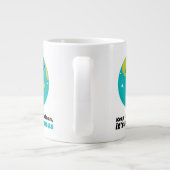 Die Erde sauber Behalten Jumbo-Tasse (Rückseite)