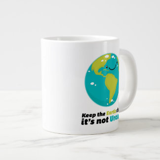 Die Erde sauber Behalten Jumbo-Tasse