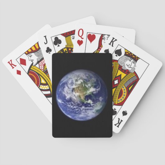 Die Erde Spielkarten (Rückseite)