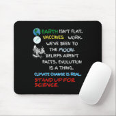 Die Erde steht nicht flach für Science Real Earth Mousepad (Mit Mouse)