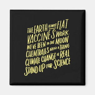 Die Erde steht nicht ganz für das T-Shirt der Lehr Magnet