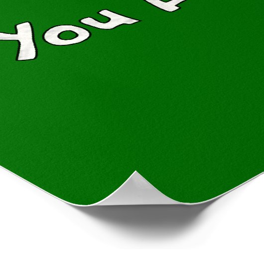 Die Erde stirbt Poster (Ecke)