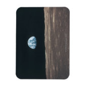 Die Erde vom Mond aus gesehen Magnet (Vertikal)