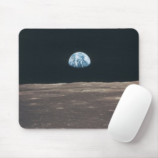 Die Erde vom Mond aus gesehen Mousepad (Mit Mouse)