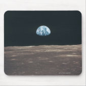 Die Erde vom Mond aus gesehen Mousepad (Vorne)