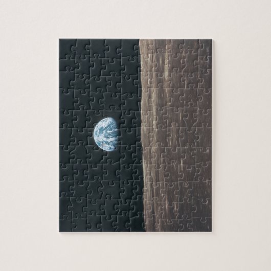 Die Erde vom Mond aus gesehen Puzzle (Vertikal)
