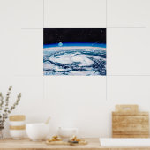 Die Erde von einer Drehhöhe aus: Drucken Poster (Küche)
