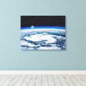 Die Erde von einer Drehhöhe aus: Leinwand nicht zu (Insitu (Holzboden))