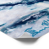 Die Erde von einer Drehhöhe aus: Poster (Ecke)