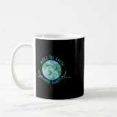 Die Erde wieder Cool machen - Wasserfarbenumgebung Kaffeetasse (Links)