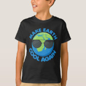 Die Erde wieder zum Klimawandel Cool machen T-Shirt (Vorderseite)