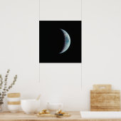 Die Erde wird von Apollo 11 Poster (Küche)
