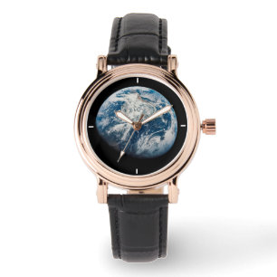 Die Erde wurde aus dem Aollo 8 Raumfahrzeug genomm Armbanduhr