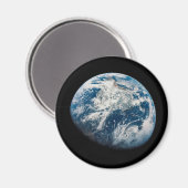 Die Erde wurde aus dem Aollo 8 Raumfahrzeug genomm Magnet (Vorderseite/Rückseite)