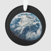 Die Erde wurde aus dem Aollo 8 Raumfahrzeug genomm Ornament (Vorderseite)