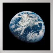 Die Erde wurde aus dem Aollo 8 Raumfahrzeug genomm Poster (Vorne)