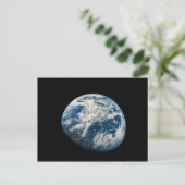 Die Erde wurde aus dem Aollo 8 Raumfahrzeug genomm Postkarte (Stehend Vorderseite)