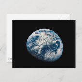 Die Erde wurde aus dem Aollo 8 Raumfahrzeug genomm Postkarte (Vorne/Hinten)
