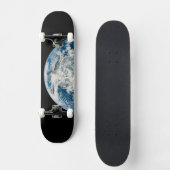 Die Erde wurde aus dem Aollo 8 Raumfahrzeug genomm Skateboard (Vorderseite)