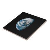 Die Erde wurde aus dem Apollo 13 Raumfahrzeug geno Fliese (Seite)