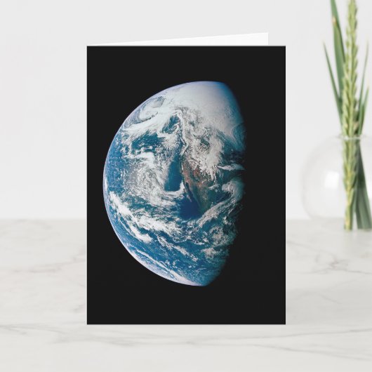 Die Erde wurde aus dem Apollo 13 Raumfahrzeug geno Karte (Vorderseite)