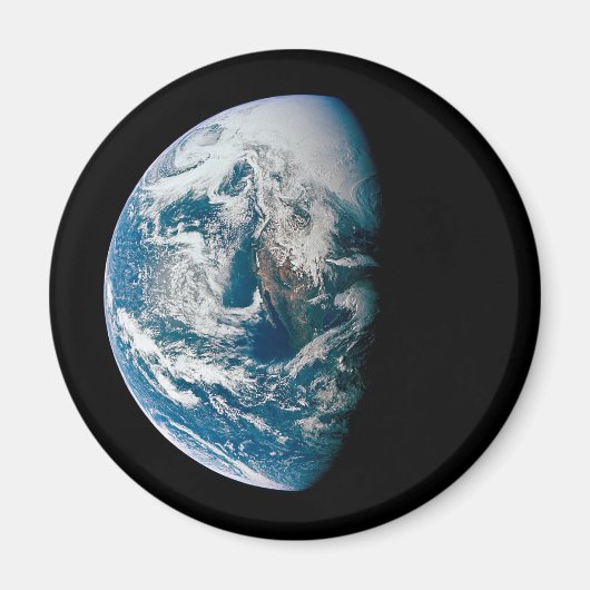 Die Erde wurde aus dem Apollo 13 Raumfahrzeug geno Magnet (Vorne)