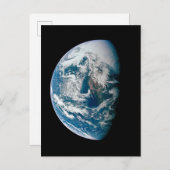 Die Erde wurde aus dem Apollo 13 Raumfahrzeug geno Postkarte (Vorne/Hinten)