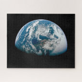 Die Erde wurde aus dem Apollo 13 Raumfahrzeug geno Puzzle (Horizontal)