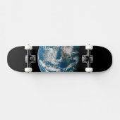 Die Erde wurde aus dem Apollo 13 Raumfahrzeug geno Skateboard (Horizontal)
