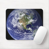 Die Erde zeigt die Western-Hemisphäre Mousepad (Mit Mouse)