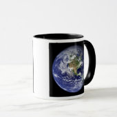 Die Erde zeigt die Western-Hemisphäre Tasse (VorderseiteRechts)