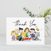 Die Erdnussbande | Babydusche Dankeskarte (Stehend Vorderseite)