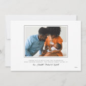 Die Erdnussbande | Babydusche Dankeskarte (Rückseite)