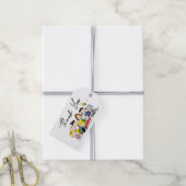 Die Erdnussbande | Babydusche Geschenkanhänger (Mit Garn)