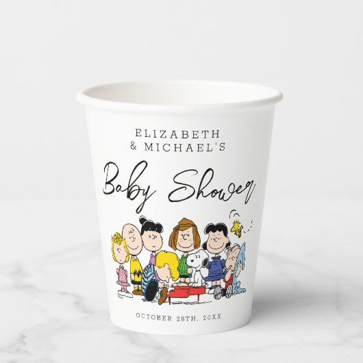 Die Erdnussbande | Babydusche Pappbecher (Vorderseite)