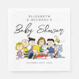 Die Erdnussbande | Babydusche Serviette