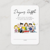 Die Erdnussbande | Babydusche | Windelrumpf Begleitkarte (Vorderseite)