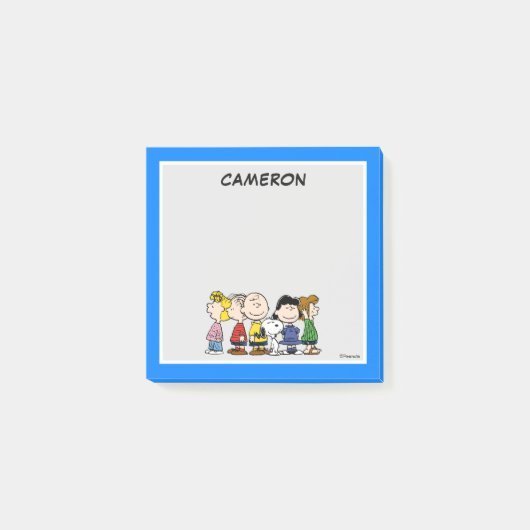 Die Erdnussbande gemeinsam#F5926C Post-it Klebezettel (Vorderseite)