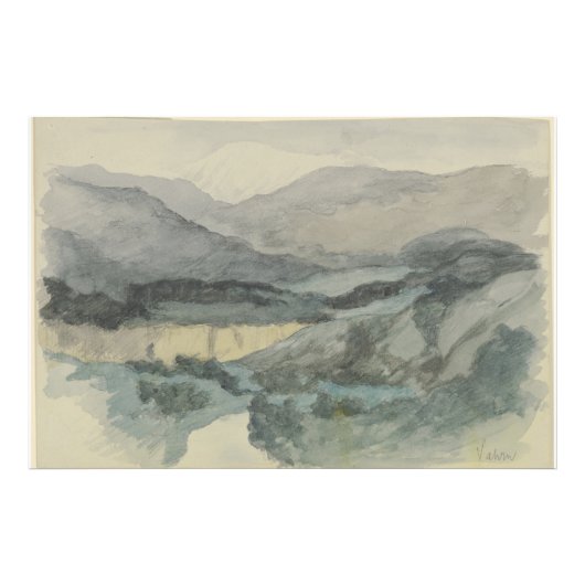 Die Erdpfeiler des Schalderer Bach Fotodruck (Vorne)