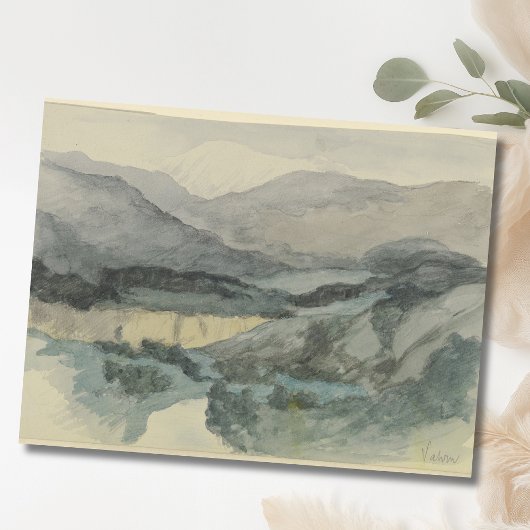 Die Erdpfeiler des Schalderer Bach Postkarte