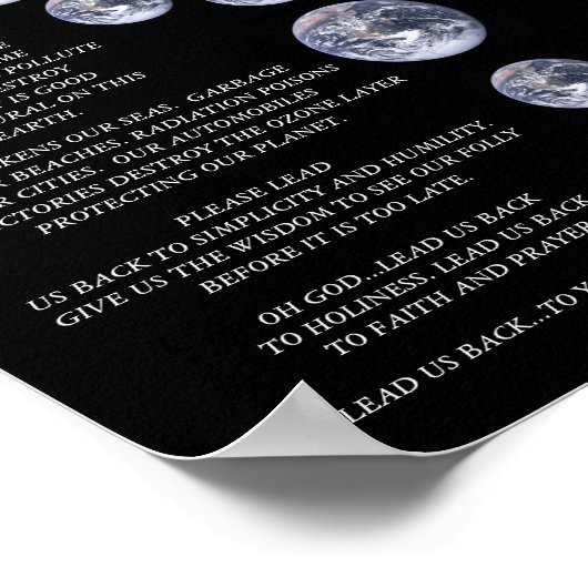 DIE ERDROSARY POSTER (Ecke)