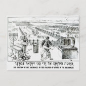 Die Erektion des Tabernacles Postkarte (Vorderseite)
