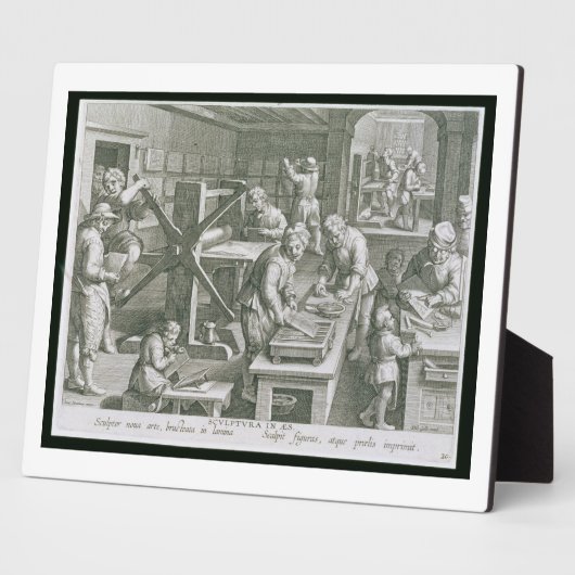 Die Erfindung der Kupferstich, Platte 20 von " Fotoplatte (Seite)