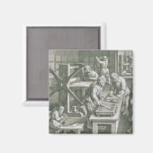 Die Erfindung der Kupferstich, Platte 20 von " Magnet (Vorderseite/Rückseite)