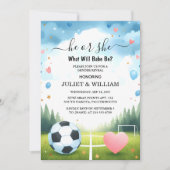 Die Ergebnisse des Team-Ball-Pitch-Fun-Fußball-Fel Einladung (Vorderseite)