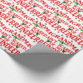 Die erhaltene Großmutter lief vorbei Geschenkpapier (Ecke)